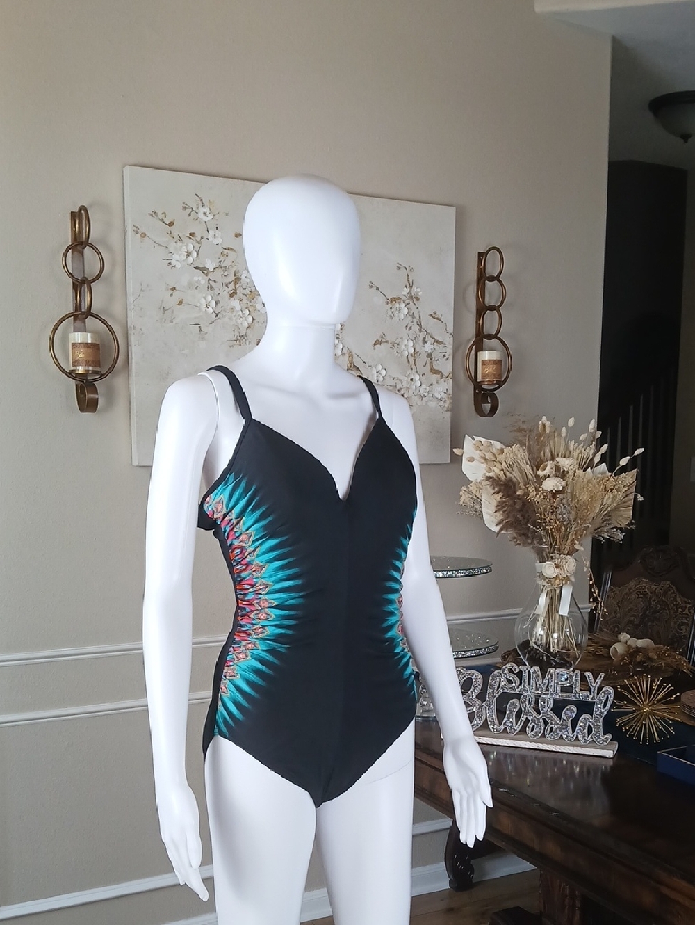 Miraclesuit Nepali Women’s Slimming Tummy Control  One-Piece Swimsuit Size 6 - Picture 5 of 16